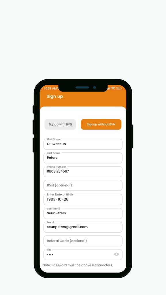 open a cashmatrix account