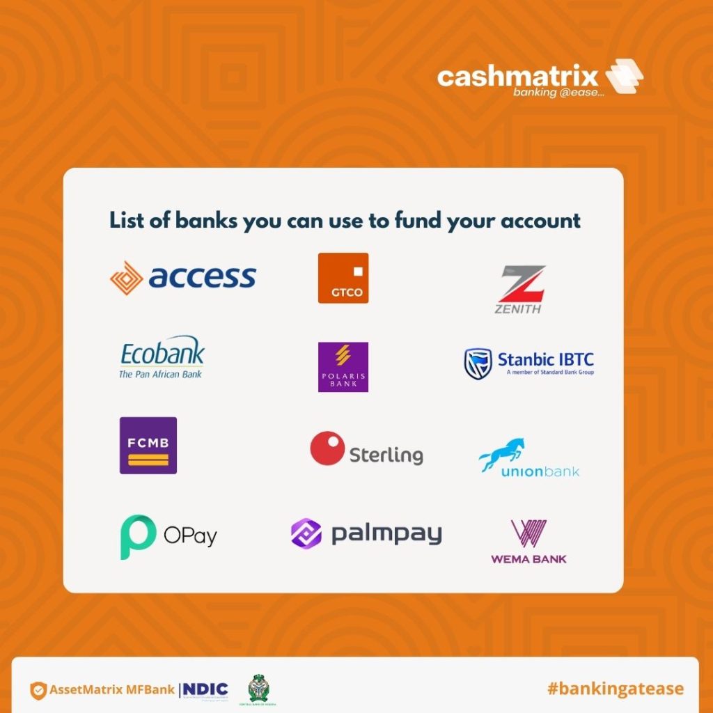 fund your cashmatrix account